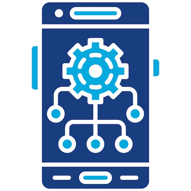 Imagen vectorial de icono de integración de Api Se puede utilizar para el desarrollo de aplicaciones móviles