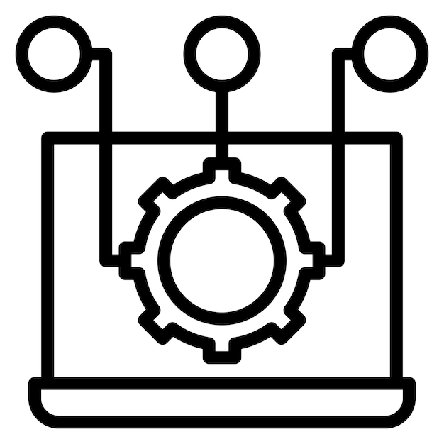 Imagen vectorial del icono de integración de la aplicación Se puede utilizar para la incorporación empresarial