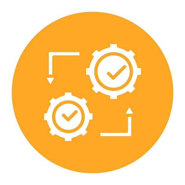 Imagen vectorial de icono de integración Se puede utilizar para Business Analytics