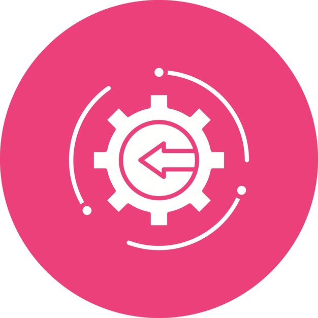 Imagen vectorial del icono de integración Se puede utilizar para la productividad