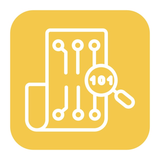 Imagen vectorial del icono de integridad de datos Puede utilizarse para la auditoría empresarial