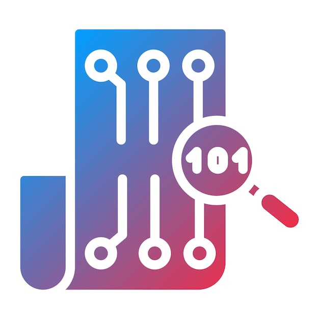 Imagen vectorial del icono de integridad de datos Puede utilizarse para la auditoría empresarial