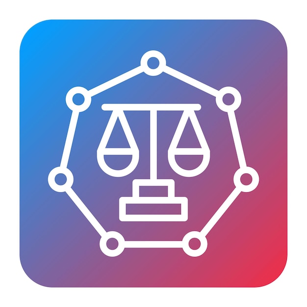 Imagen vectorial del icono de integridad Puede utilizarse para la organización