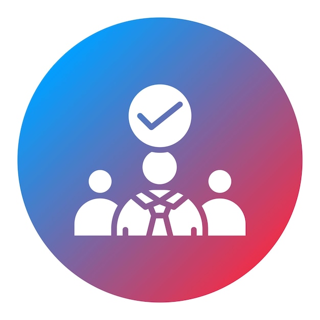 Imagen vectorial del icono de integridad Puede utilizarse para Recursos Humanos