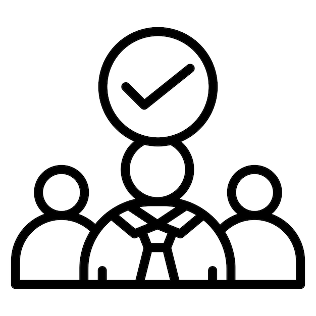 Imagen vectorial del icono de integridad Puede utilizarse para Recursos Humanos