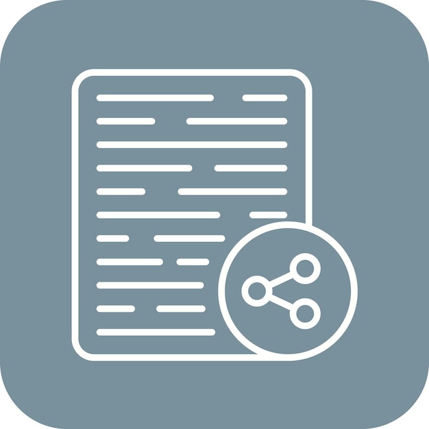 Imagen vectorial de icono de intercambio de contenido Se puede utilizar para el marketing digital