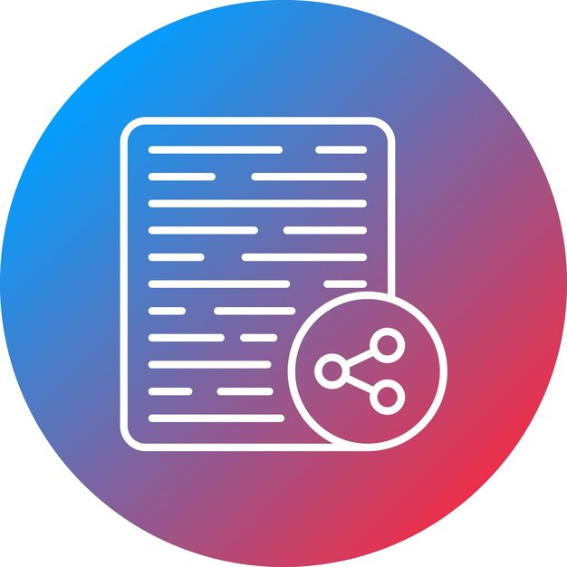 Imagen vectorial de icono de intercambio de contenido Se puede utilizar para el marketing digital