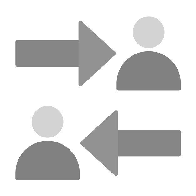 Imagen vectorial de icono de intercambio Se puede usar para fútbol