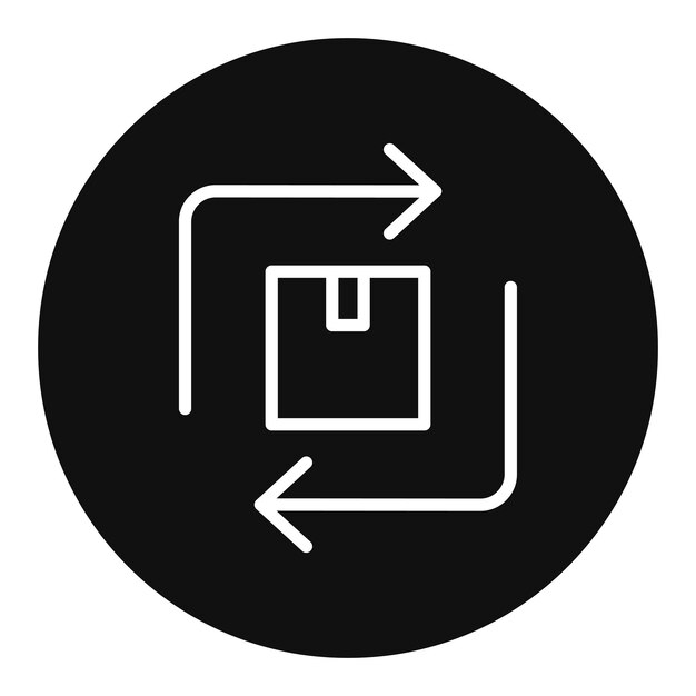 Imagen vectorial de icono de intercambio Se puede utilizar para la tienda en línea