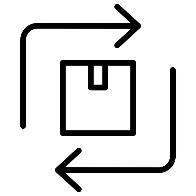 Imagen vectorial de icono de intercambio Se puede utilizar para la tienda en línea