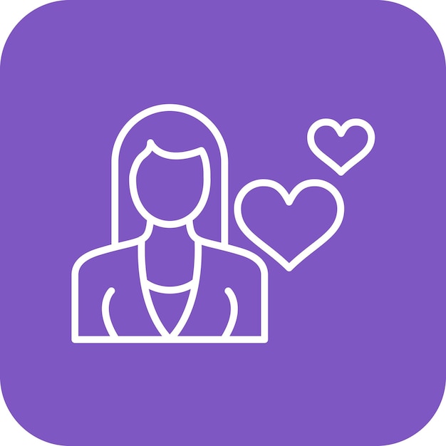 Imagen vectorial del icono de interés Se puede utilizar para el marketing de influencers