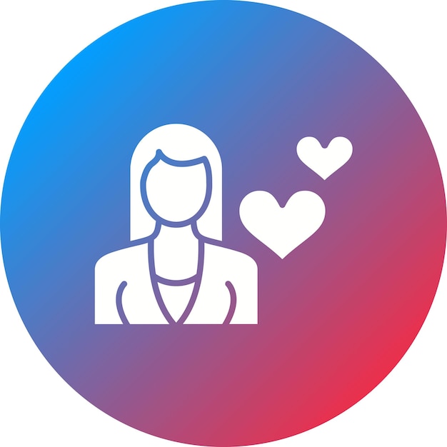 Imagen vectorial del icono de interés Se puede utilizar para el marketing de influencers