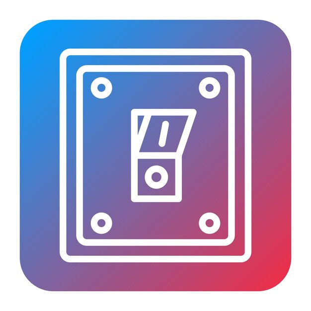 Imagen vectorial del icono del interruptor Se puede utilizar para Ingeniero en Mecánica