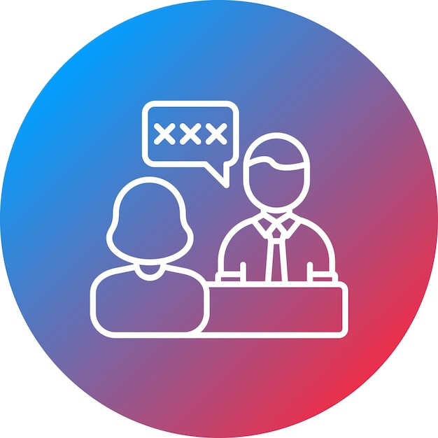 Imagen vectorial de icono de intimidación en el lugar de trabajo Se puede utilizar para Recursos Humanos