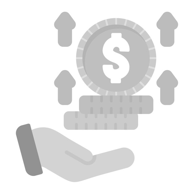 Imagen vectorial del icono de inversión Se puede utilizar para Fintech