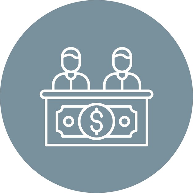 Imagen vectorial del icono del inversor Se puede utilizar para negocios basados en el hogar