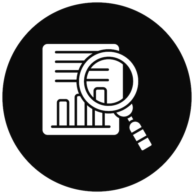 Imagen vectorial de icono de investigación Se puede utilizar para la creatividad