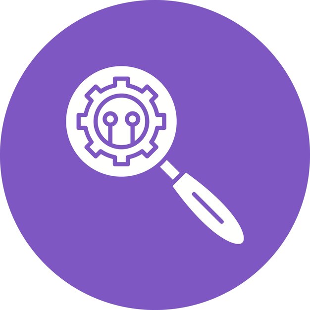 Imagen vectorial de icono de investigación Se puede utilizar para la experiencia del usuario