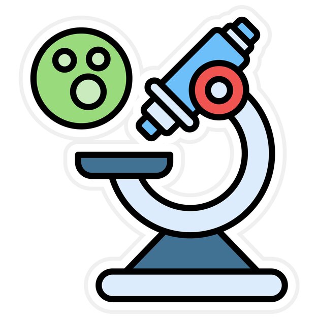 Imagen vectorial de icono de investigación Puede utilizarse para la bioingeniería