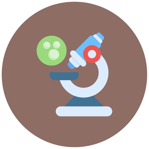 Imagen vectorial de icono de investigación Puede utilizarse para la bioingeniería