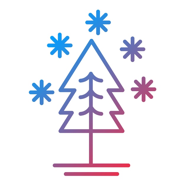 Imagen vectorial de icono de invierno Se puede usar para invierno