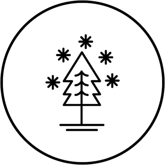Imagen vectorial de icono de invierno Se puede usar para invierno