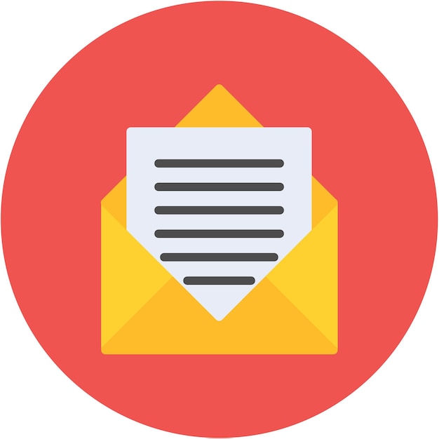 Imagen vectorial del icono de invitación Se puede utilizar para eventos de premios