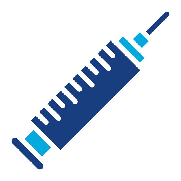 Vector imagen vectorial de icono de inyección se puede utilizar para cosmetología