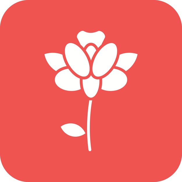 La imagen vectorial del icono del iris se puede utilizar para las flores