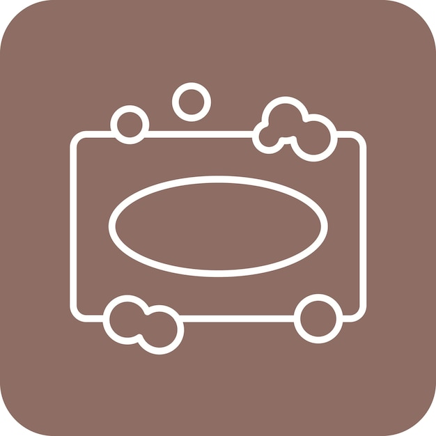 Imagen vectorial del icono del jabón Se puede usar para Spa