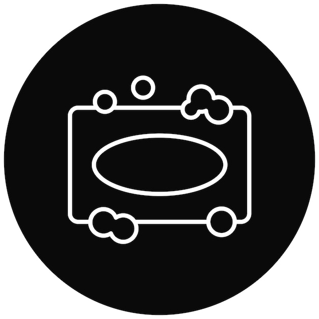 Imagen vectorial del icono del jabón Se puede usar para Spa