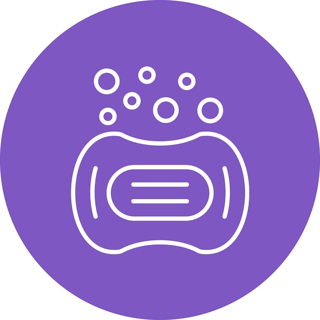 Imagen vectorial del icono del jabón Se puede utilizar para productos ecológicos