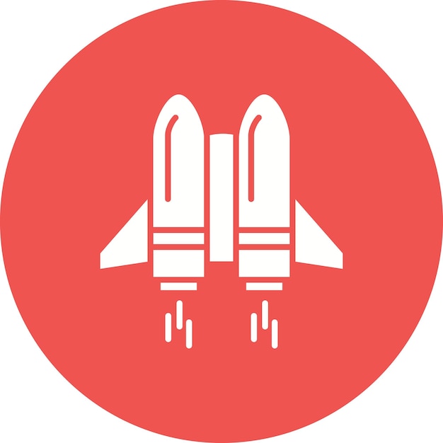 Imagen vectorial del icono de Jetpack Se puede utilizar para la tecnología