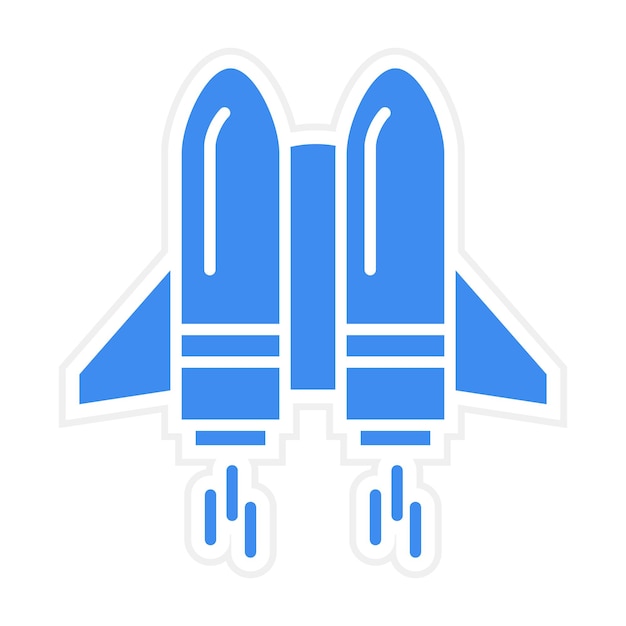 Imagen vectorial del icono de Jetpack Se puede utilizar para la tecnología