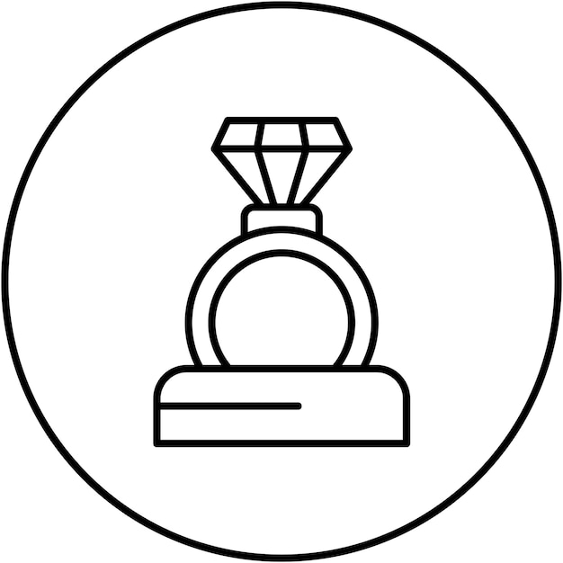La imagen vectorial del icono de la joyería se puede usar para el lunes cibernético