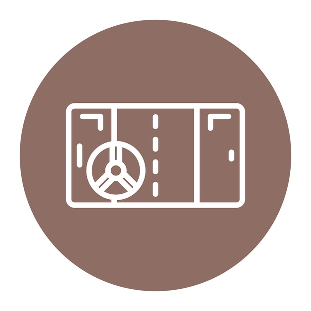 Imagen vectorial del icono del juego de carreras Se puede usar para el diseño del juego