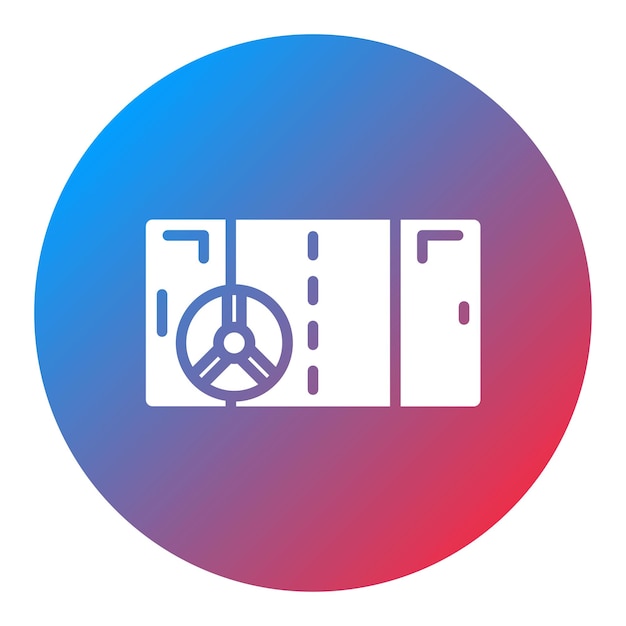 Imagen vectorial del icono del juego de carreras Se puede usar para el diseño del juego