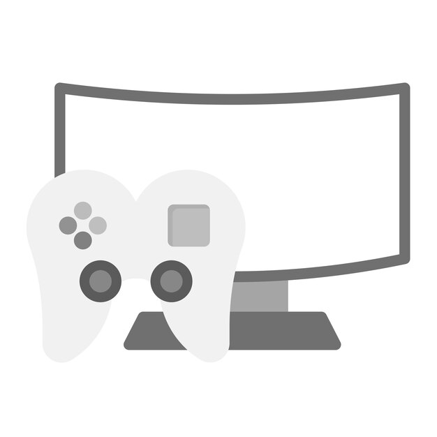Imagen vectorial del icono del juego de la consola Se puede utilizar para el diseño del juego
