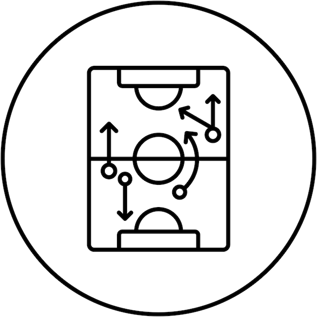 Imagen vectorial del icono del juego de fútbol puede usarse para juegos en línea