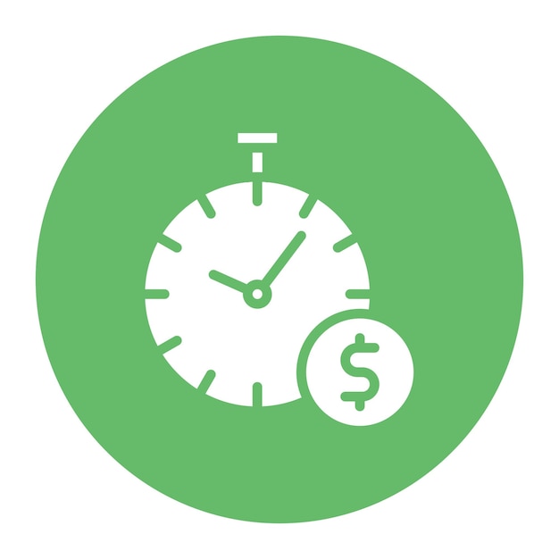 Imagen vectorial del icono de juego por hora Se puede usar para el boliche