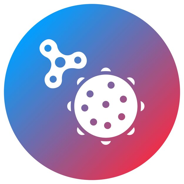 Imagen vectorial de icono de juego sensorial Se puede utilizar para la guardería