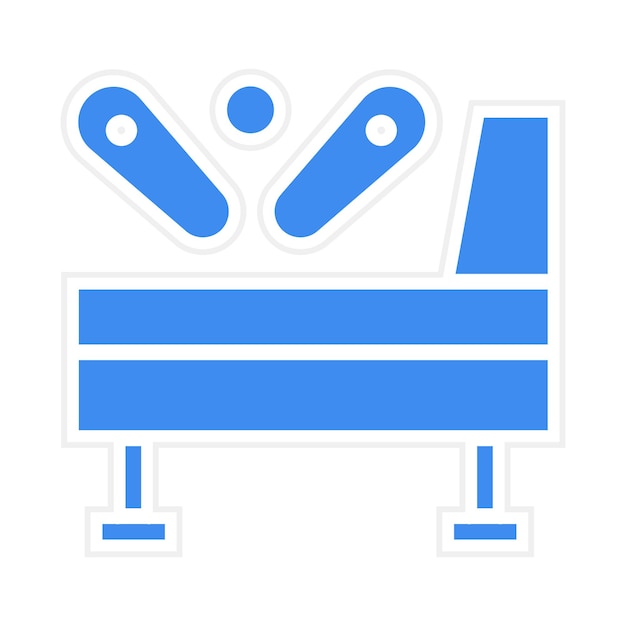Imagen vectorial del icono de los juegos de pinball Se puede usar para el boliche