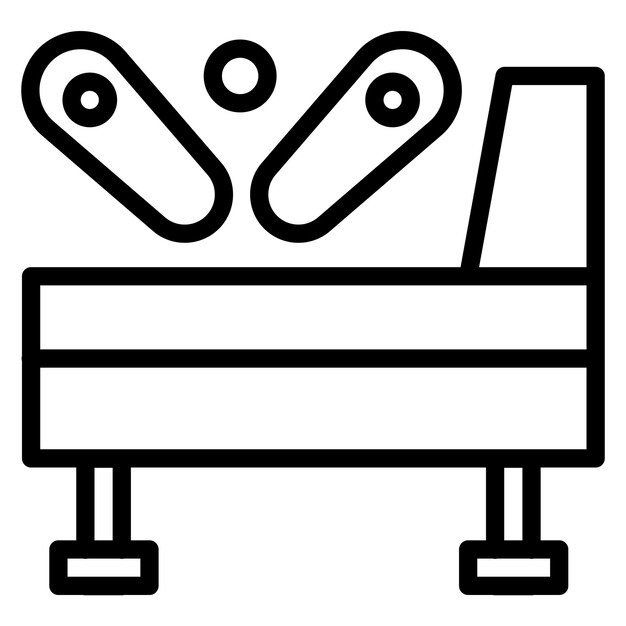 Imagen vectorial del icono de los juegos de pinball Se puede usar para el boliche