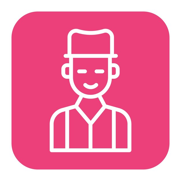 Imagen vectorial del icono del jugador Se puede usar para Casino
