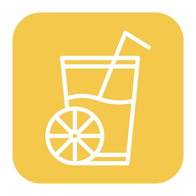 La imagen vectorial del icono del jugo se puede utilizar para la nutrición