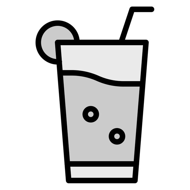 Imagen vectorial del icono del jugo Se puede utilizar para el supermercado