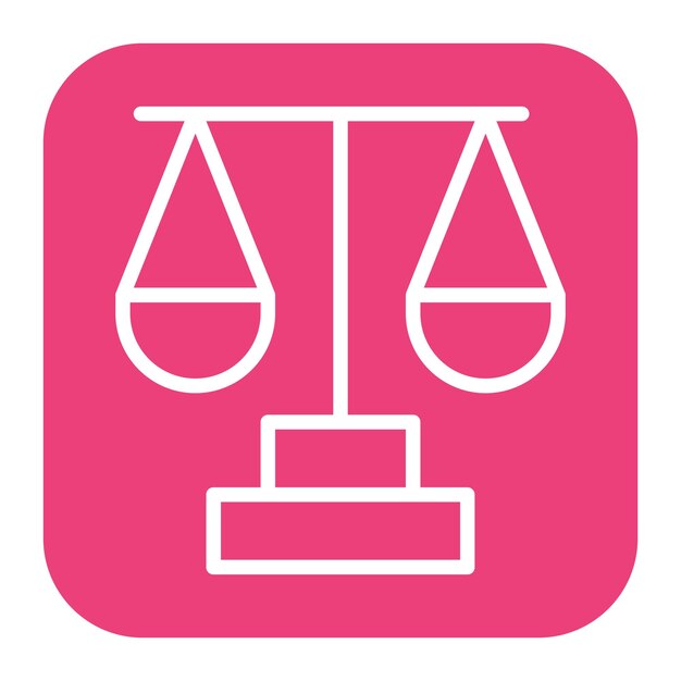 Imagen vectorial del icono de justicia Se puede usar para protestar y desobediencia civil