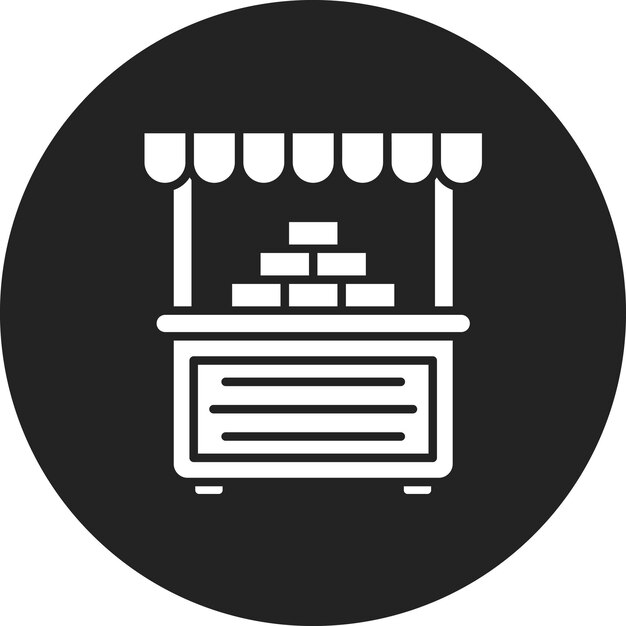Imagen vectorial de icono justo Se puede usar para Circo