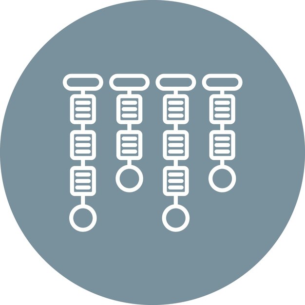 Imagen vectorial de icono Kanban Se puede utilizar para la gestión de proyectos