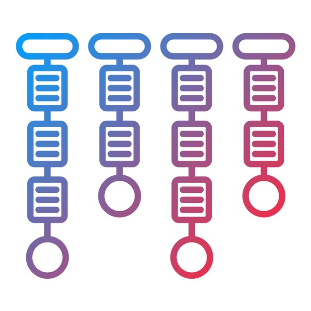 Imagen vectorial de icono Kanban Se puede utilizar para la gestión de proyectos
